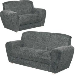 Conjunto Sofa 2 e 3 Lugares Saint Pierre Tecido Suede