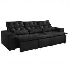 Sofa-Montreal-265cm-Retratil-e-Reclinavel-Tecido-Suede-Preto