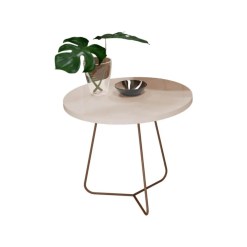Mesa Lateral Luxo JB 8005 Preto JB Bechara Perola