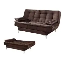 sofa cama casal retratil agatha marrom
