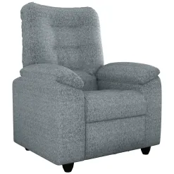 Poltrona Onix Reclinavel Tecido Linho Cinza