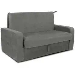 Sofa Cama Daiane Com Bau 2 Lugares Cinza