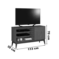 Rack Vinci Retro Para TV Ate 50 Polegadas Medidas