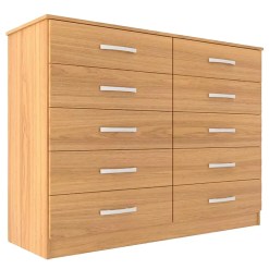 Comoda Austin 10 Gavetas Evidencia Moveis Cinamomo