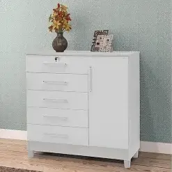 Comoda Vitoria Rud Rack branca