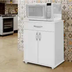 Armario Cozinha 302 2 Portas Branco Benetil Foto