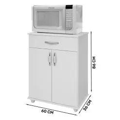 Armario Cozinha 302 2 Portas Branco Benetil Medidas