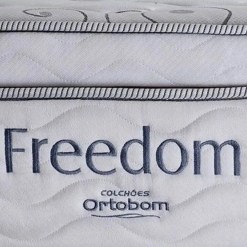 Colchao Freedom Casal de Molas Ensacadas 32x188x138 Ortobom Detalhe