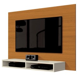 Painel Fox para TV ate 46 Polegadas EDN Moveis Cedro Off White