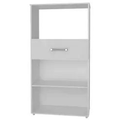 Balcao Multiuso 2 Portas 1 Gaveta com Espaco Para Microonda Marcele