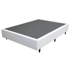 Base Cama Box Casal 25x138x188cm branca