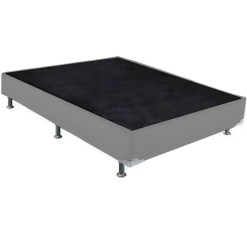 Base Viuva Cama Box Universal 25x128x188 Cinza
