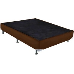 Base Viuva Cama Box Universal 25x128x188 Marrom