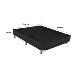 Base Viuva Cama Box Universal 25x128x188 Medidas