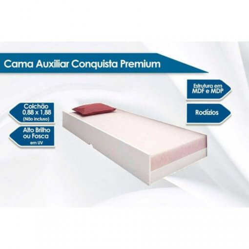 Cama Auxiliar Conquista Premium detalhes