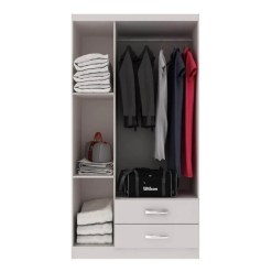 Guarda Roupa Treviso 104 Doripel Branco Interno