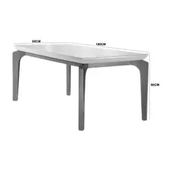 Mesa de Jantar Londrina 6 Cadeiras Rufato Medidas Mesa