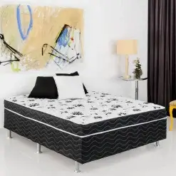 Cama Box Casal Ortobom Ortopedica 138cm