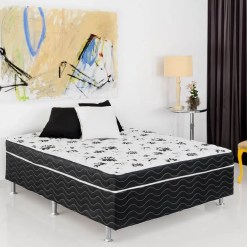 Cama Box Casal Ortobom Ortopedica 138cm