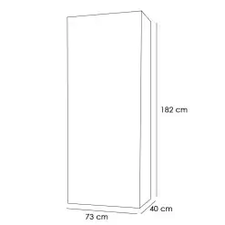 Guarda Roupa Solteiro 3 Portas 2 Gavetas 2232 Araplac Medidas