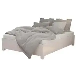 Cama Clara Casal com Estrado Reforcado Carioca