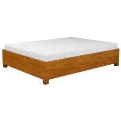 Cama Clara Casal Com Estrado Reforcado Carioca Cinamomo