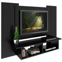 Painel Roger Para TV Ate 48 Polegadas Fellicci Preto