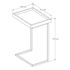 Mesa de Apoio Tutti com Espelho JB Bechara Medidas