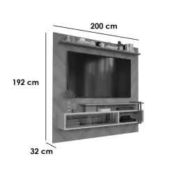 Painel para TV ate 65 Polegadas Saquarema Permobili Medidas