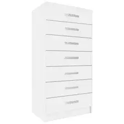 Comoda 7 Gavetas Evidencia Branco