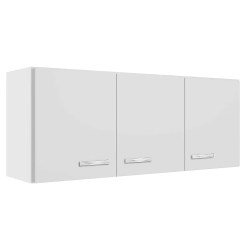 Armario Aereo Evidencia 120cm 3 Portas Evidencia Branco