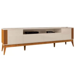 Rack para TV Ate 75 Polegadas 1 Porta Morgan EDN Off White Cedro
