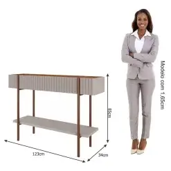 Aparador Lira Off White Nature Cimol Medidas