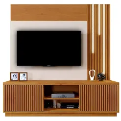 Estante Siena Home para TV ate 59 Polegadas 2 Portas com LED Mavaular