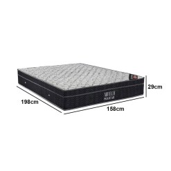 Colchao Airtech Progressive Queen de Molas Nanolastic 29x198x158cm Ortobom Medidas