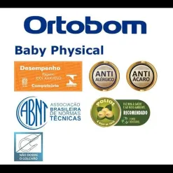 Colchao Baby Physical para Berco Ortobom Caracteristicas