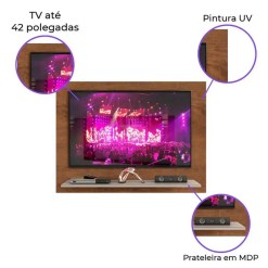 Painel Florence para TV ate 42 Polegadas Zanzini Detalhe