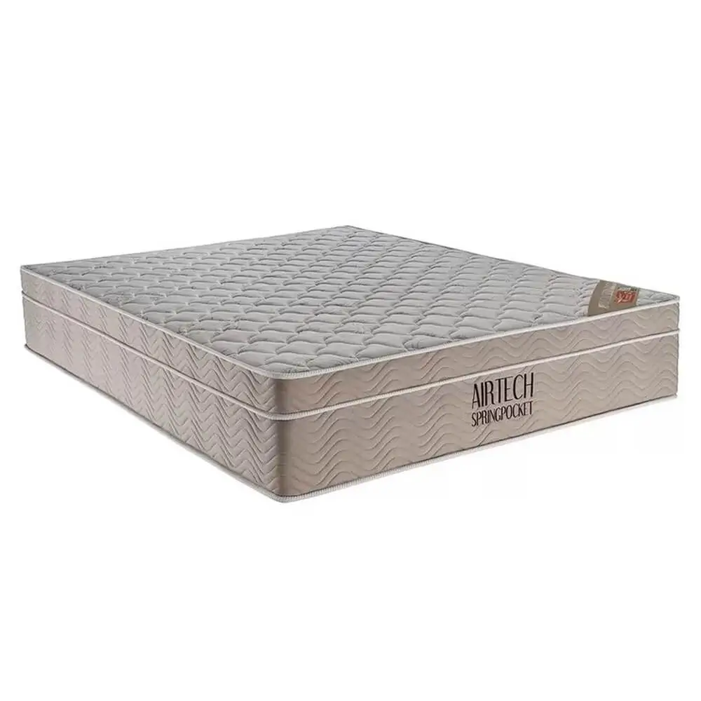 Colchao Airtech Spring Pocket Queen de Molas Ensacadas 30x198x158cm Ortobom