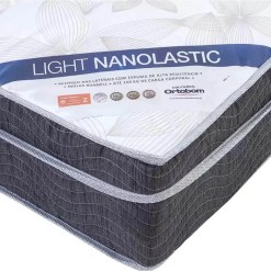 Colchao Light Nanolastic Queen de Molas 23x198x158 Ortobom Detalhe