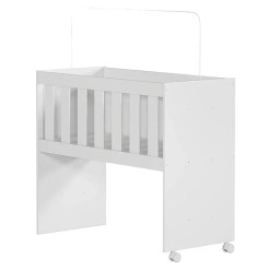 Mini Berco Rubi Multifuncional com Colchao Tigus Branco