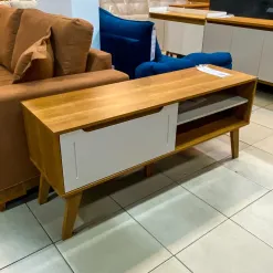Rack Lotus Para TV Ate 60 Polegadas Com 1 Porta Artely Foto Real