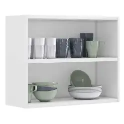 Armario Aereo Florenca 70cm 2 Portas Itatiaia Branco Interno