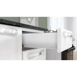 Armario de Cozinha Pratika 4 Portas 1 Gaveta Itatiaia Branco Detalhe