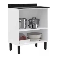 Balcao Florenca 70cm 2 Portas Itatiaia Branco Interno