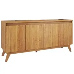 Buffet Flip 4 Portas com Pes Retro Viero Mel