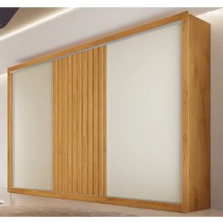Guarda Roupa Vitoria Casal Ripado 3 Portas 6 Gavetas