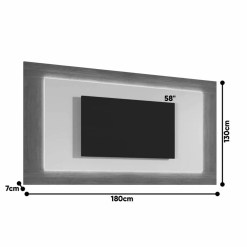 Painel Atenas para TV ate 58 Polegadas com LED Mavaular Medidas