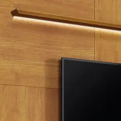 Painel Napoles para TV ate 75 Polegadas com LED Mavaular Naturale Detalhe