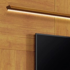 Painel Napoles para TV ate 75 Polegadas com LED Mavaular Naturale Detalhe