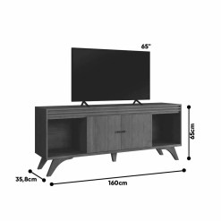 Rack Sevilha 2 Portas para TV ate 65 Polegadas Mavaular Medidas